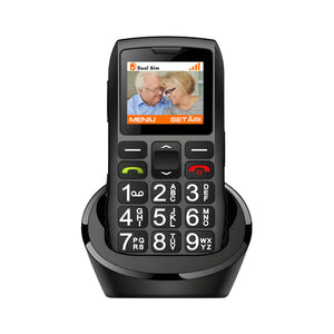 Telefon mobil Artfone pentru seniori, simplu și ușor de utilizat, cu taste mari și buton SOS
