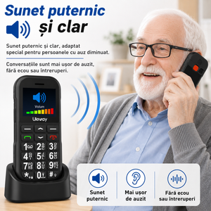 Telefon Uleway G180 pentru Seniori – Taste Mari, Buton SOS